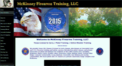 Desktop Screenshot of mckinneyfirearmstraining.com